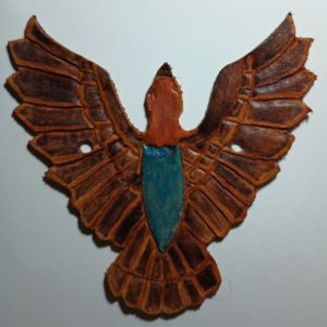 Brown and Turquois Barrett