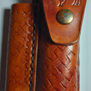 Lock-Blade Knife Pouch with Flashlight Holder